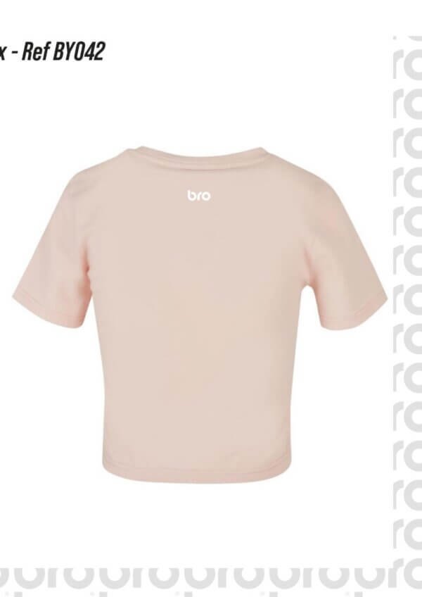 Crop Top - Fleurs - Rose – Image 2